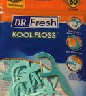 00-08-10912-48 Dr Fresh Kool Waxed Dental Floss Count Pack New In