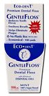 0003 Eco-dent Gentlefloss Premium Dental Floss Mint 100 Yards Cs 6 Pack Of 3 000360000030