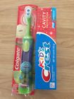035000454942 Colgate Kids Trolls Green Power Toothbrush Crest Toothpaste
