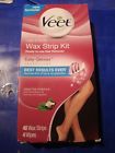 062200829287 Veet Leg Body Hair Remover Wax Strip Kit