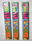 080852300008 Great White Shark Toothbrush Plak Smacker The Qty 6 1997 Colored Vintage Dental