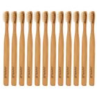 1010203 Juvale Natural Bamboo Toothbrushes Durable And Wooden Handles Wi