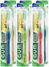 12746 Gum Lot Of Micro Tip Toothbrush Medium Bristles Colors May