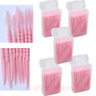 5boxes 190891700162 Denshine Pink Dental Oral Remove Plaque Way Plastic