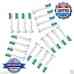 20-pack Flexcare Clean Generic Diamond Toothbrush Easy Philips Hydro Sonicare