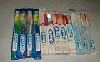 4683 30-35-60 Advantage Oral-b Lot-12 Vintage Original Soft Bristle Toothbrushes Mixed Group 054947000838