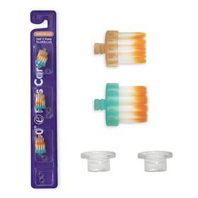 20220624 360˚ Efons Non-electric Spin Toothbrush Replacement Head Refill 2 Size 6 Count