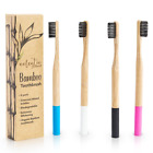 43178-45511 Eclectic Avenue Biodegradable Bamboo Toothbrush Charcoal Infused Organic 761856601611