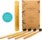43188-380692 Sparkoal Beauty Bamboo Toothbrush With Charcoal Infused Extra 0655222929228
