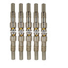 Rg59 4894697786103 Unbranded Bnc Male Connectors Gold Plated Coaxial Terminals