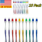 596171 Pack Toothbrush Medium Hard Firm Individually Packed Standard 689298834759