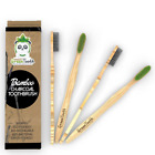 600153210006 Greentooth Bamboo Charcoal Infused Toothbrush Soft Medium Bristles