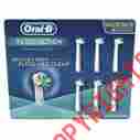 651594 Oral-b New Replacement Brush Heads Floss Action 6 Ct