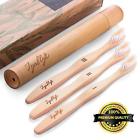 661787754182 Bamboo Toothbrush Organic Brush Case Family Pack Grooming