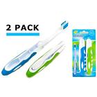 6653430271768 Lingito Travel Toothbrush On Go Folding Feature Medium