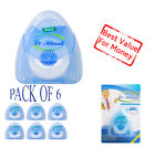 6731 Shred Resistant Texture Mint Flavor Branded Dental Floss Dr Schmidts 50 M 6 Pcs Clean Teeth Care Plaque Remover 797961066731