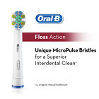 689358589421 Authentic Floss Action Replacement Brush Heads Ct Carded
