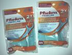 70867 Plackers Twin Line Mint Floss Picks Total Dental Flossers Teeth
