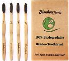 712885550951 Bambooherb Natural Bamboo Charcoal Infused Toothbrush With Extra