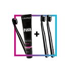 73320680-09 Curaprox Black Is White Toothpaste Charcoal Whitening Set Cs Duo