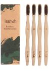 744110168884 Isshah Biodegradable Organic Natural Bamboo Ergonomic Handle Charcoal
