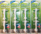 838048003000 Power Denture Brush Powerdent 4 Packs X 2 Replacement Heads