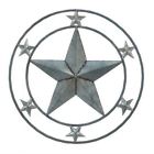 849179035600 Undisclosed Galvanized Star Wall Dcor Pack Of Ea