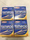 858622003523 Unbranded Not Diamond Wooden Flat Toothpicks Total