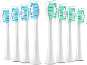 8pk Replacement Toothbrush Heads For Philips Sonicare Click-on 598481869206 Head Handles/medium 12z