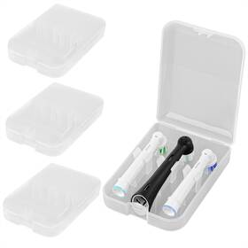 Jjl7377001 Adorila 4 Pack Electric Toothbrush Heads Case Portable Replacement Head S