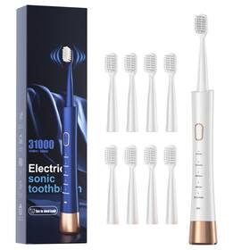 Ajelu 791126915483 High Vibration Sonic Electric Toothbrush For 1 Count Pack Of White