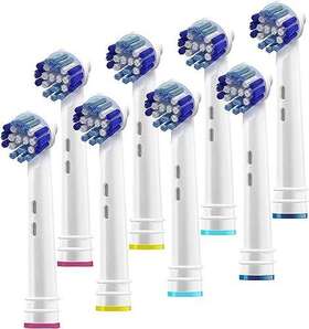 Alayna 060840370362 Replacement Toothbrush Heads Compatible With Oral B Precision Clean -8 Pk