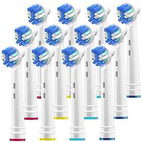 Alayna 060840371918 Best Replacement Brush Heads For Oral B Braun- 12 Floss Replaceable Electric