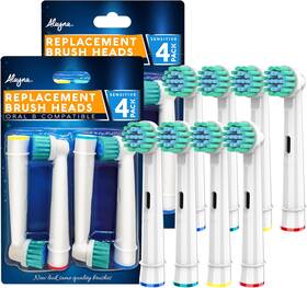 Alayna 313057517590 Replacement Brush Heads Compatible With Oral B- Sensitive Gum Care Electric Too