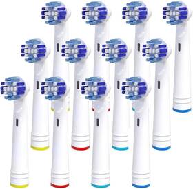 91-2jhf-ejc9 Alayna Replacement Toothbrush Heads 1 Count Pack Of 12 White Blue Yellow Red