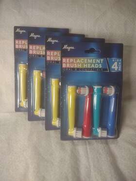 Eb17a-8 Alayna 4 Kids Toothbrush Replacement Brush Heads For Oral B Braun - Packs