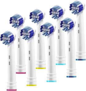J7-nq58-f6bx Alayna Replacement Electric Toothbrush Heads For Oral B Braun Precision Refills 8pk