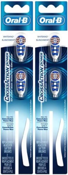 Pg-3584b Alere Oral B Crossaction Power Whitening Replacement Head-2 Ct 2 Pk