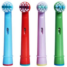 Eph-eb-10a Anboo Kids Toothbrush Replacement Heads For 4 Count Pack Of 1 Multicolour
