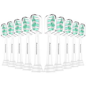Aoremon Ab014n Replacement Heads For Phillips 10 Count Pack Of 1 Green -