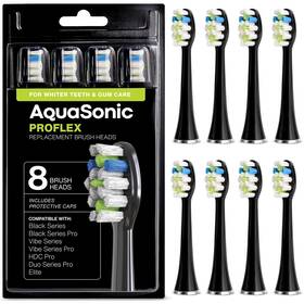 Aquasonic 810016716570 Proflex Replacement Brush Heads For Whiter Teeth And Gum Care Com