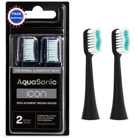 Aquasonic 810016717218 Genuine Icon Replacement Brush Heads Compatible With Toothbrush