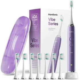 Aquasonic 810016717331 Vibe Series Ultra-whitening 1 Count Pack Of Satin Violet