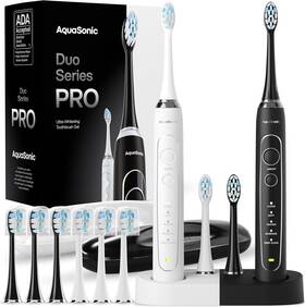 As-tbsh-pro3-duo Aquasonic Duo Series Pro 1 Count Pack Of 2 Black And White