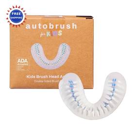 Autobrush 810101902475 Double Sided Brush Head Replacement Nylon Bristles Ada Accepted Kids
