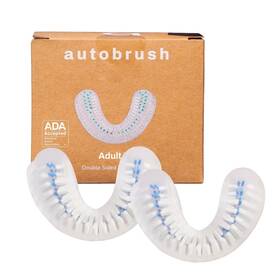 Autobrush 810101902536 Double Sided Brush Head 1 Count Pack Of 2 Mens Regular