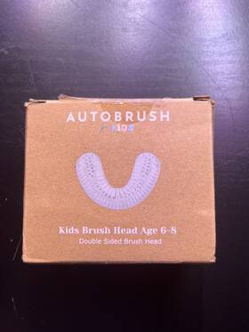 Autobrush 850025764940 Single Sided U Shaped Nylon Brush Head Replacements Kids 6-8