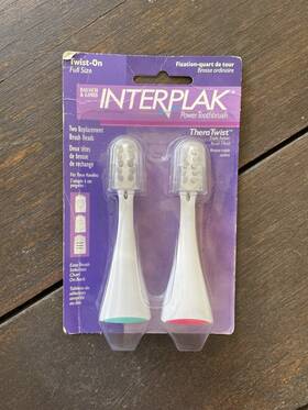 7407300 Bausch Lomb Vtg And Interplak Power Toothbrush Replacement Brush Heads 2
