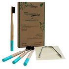 Bbtbtc001 Eco Joeys Bamboo Toothbrush Set Pack Of Biodegradable 024589000374