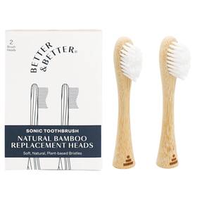Bst-001 Better & Bamboo Sonic Toothbrush Replacement Heads Replaceable
